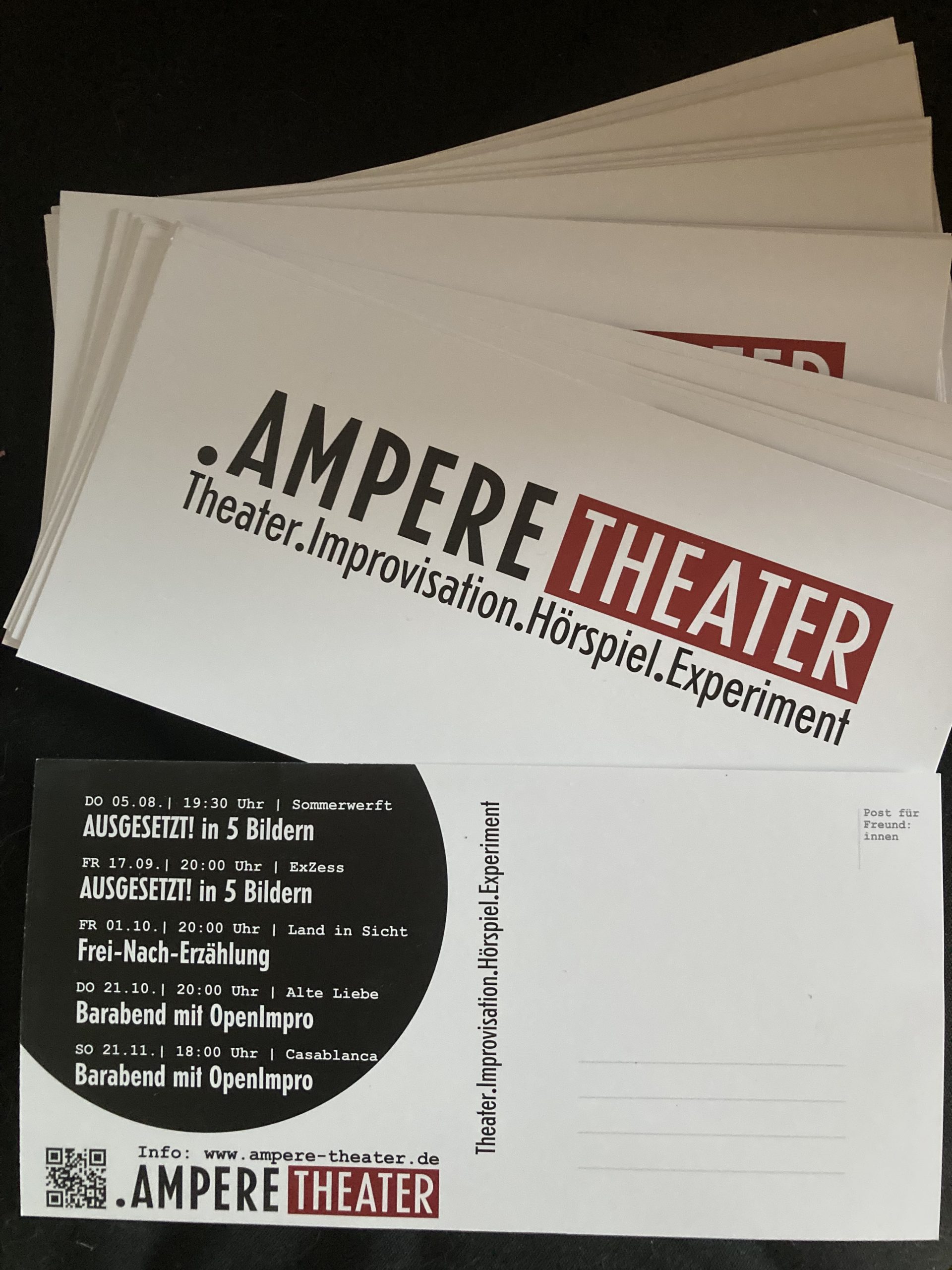Terminflyer Ampere Theater Herbst 2021
